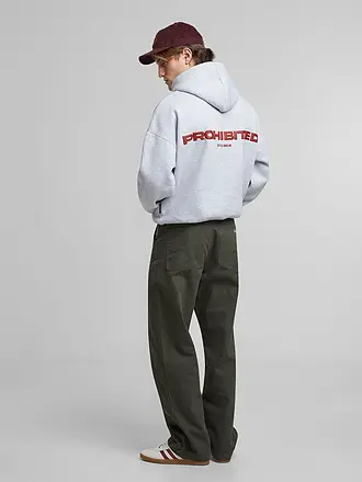 PROHIBITED | Kapuzensweater - Hoodie | hellgrau